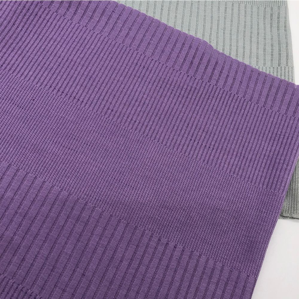 Picture of Threaded Pit Strip Three-stick Spring and Summer Explosions Clear Texture Women's Top Base Shirt Short Skirt Dress Knitted Fabric
