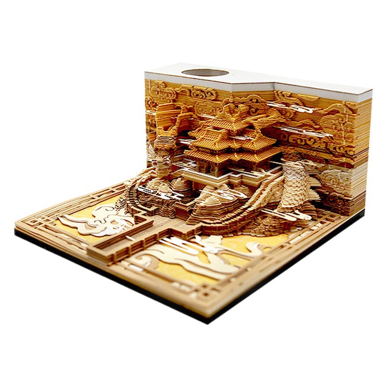 New Harry Potter English Creative Business 3d Stereo Note Paper Gifts Decompression Wenchuang Decoration Students Forbidden City