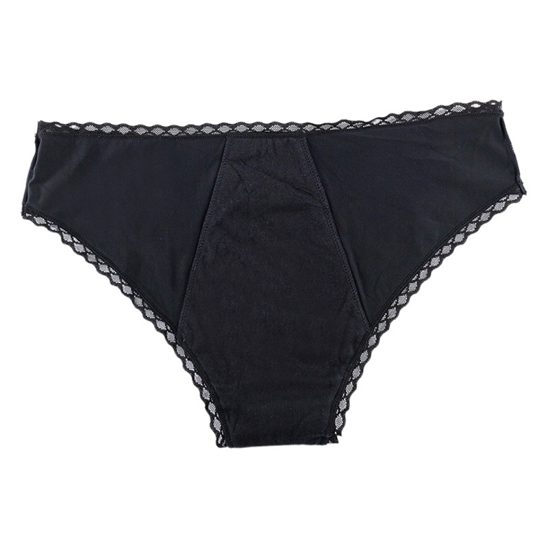 European and American plus size physiological underwear high water absorption menstruation menstrual anti-side leakage skin-friendly women's four-layer menstrual underwear