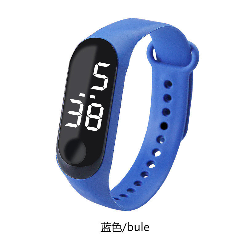 Picture of Manufacturer Simple Waterproof Led White Light Digital Watch Fashionable Student Couple Leisure Sports Touch Touch