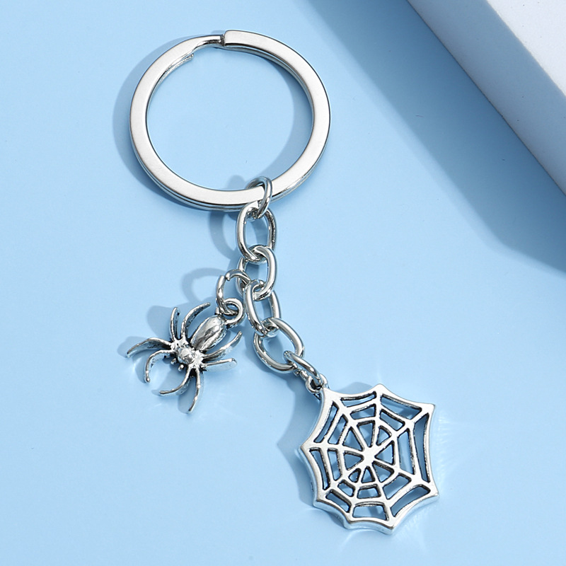 Cross-border trade Halloween series animal Spider keychain pendant pendant factory direct car key pendant