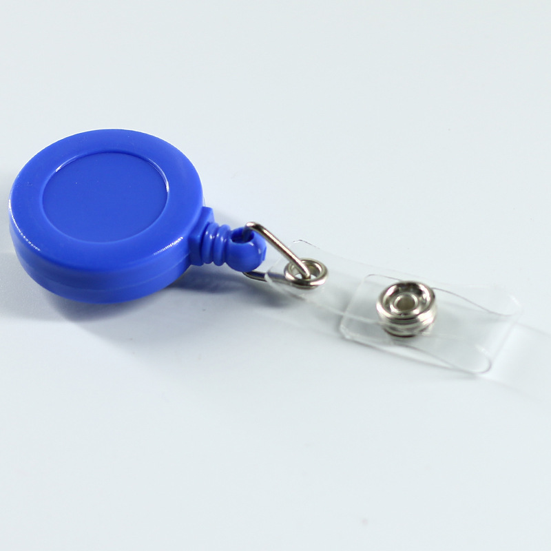 Picture of Cross-Border Retractable Plastic Badge Holder with Retractable Buckle, Id Card Holder with Lanyard, Easy-To-Use Work Badge, Multifunctional