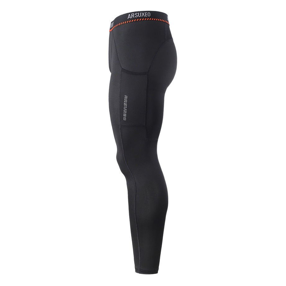 Sports tights men's basketball Football track and field training leggings stretch pants lightweight breathable cropped trousers