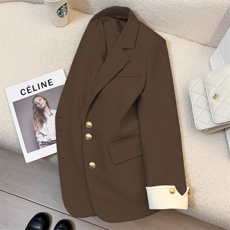 Picture of White Suit Jacket for Women 2025 Spring New Style Casual Elegant Lady High-End Street Style Popular Suit This Year
