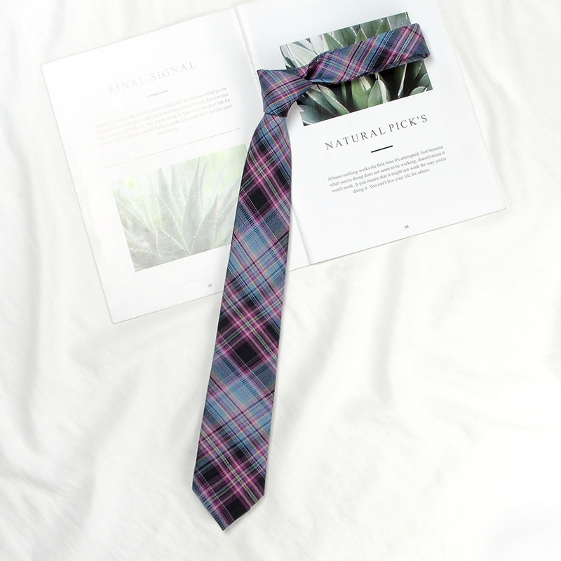 Picture of DK Hand Tie Lemon Sea Salt Original Japanese Uniform for Male and Female Students School Uniform College Style Plaid JK Factory Batch