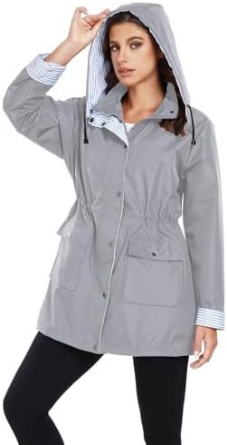 Picture of Cross-border selling Amazon foreign trade Europe and the United States wind outdoor sports assault clothing hooded rainproof long trench coat coat