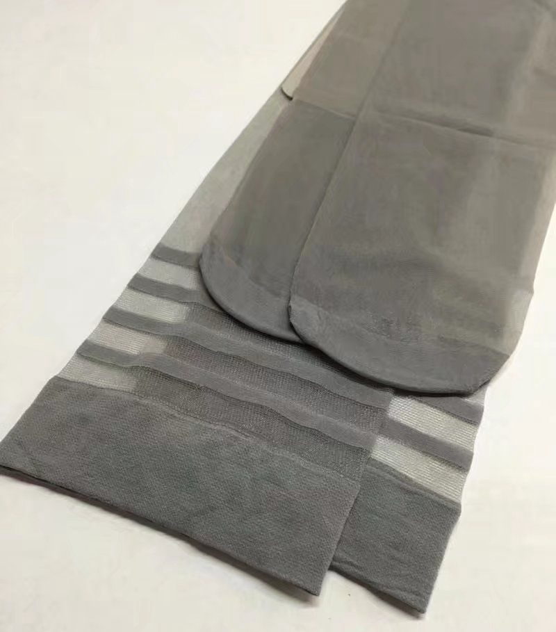 Picture of Wholesale Striped Over-The-Knee Stockings, Sexy Transparent Thin 15D Core-Spun Silk Women's Summer Long Stockings for Bare Legs