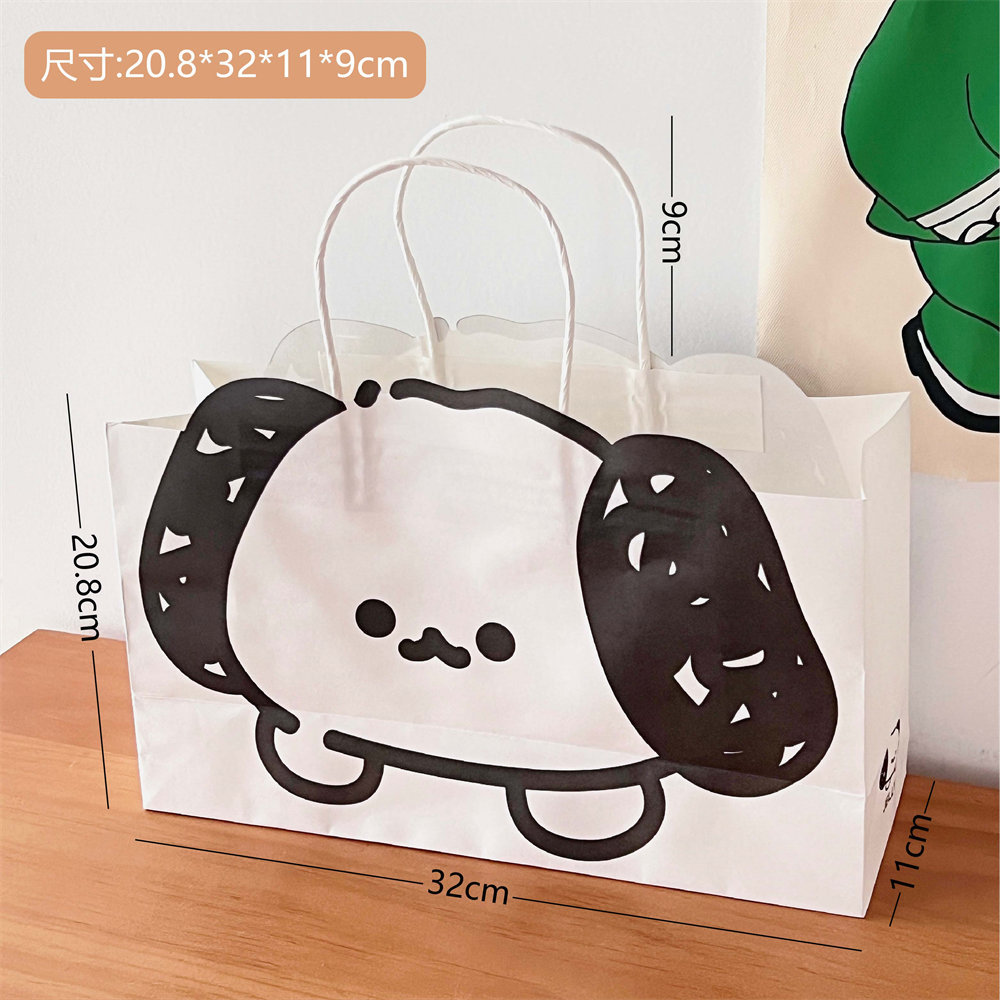 Picture of Joint Authorized Cute Cartoon Puppy Portable Paper Bag Girl Shopping Bag Packaging Bag Gift Bag Storage Bag