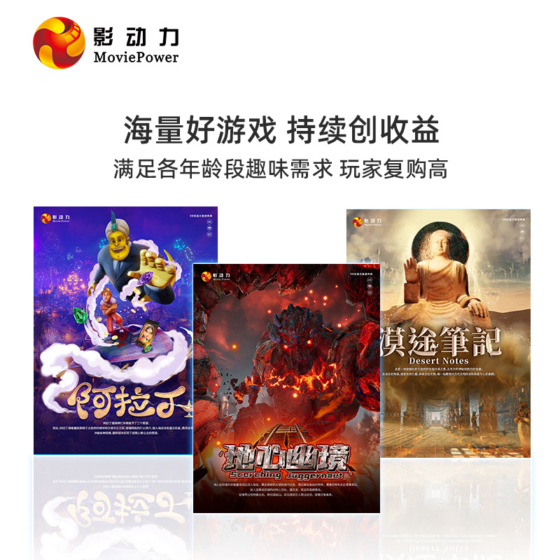 Picture of Large-scale video game city, coin-operated entertainment, VR equipment, shopping mall, children's playground, animation city, entertainment machine, commercial VR game machine