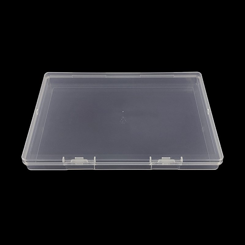 Picture of Rectangular transparent pp plastic storage box cross-border document bill organizing box jewelry card stationery storage box