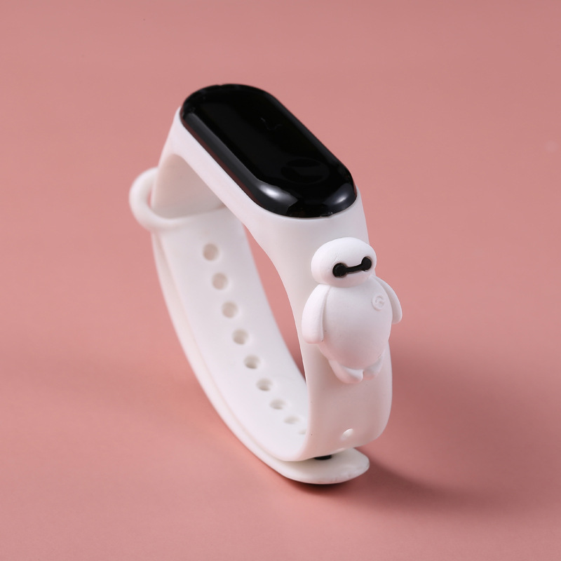 Picture of Live Hot Selling Primary School Students' Anime Bracelet LED Sticker Doll Electronic Watch Boys and Girls Waterproof Touch Watch