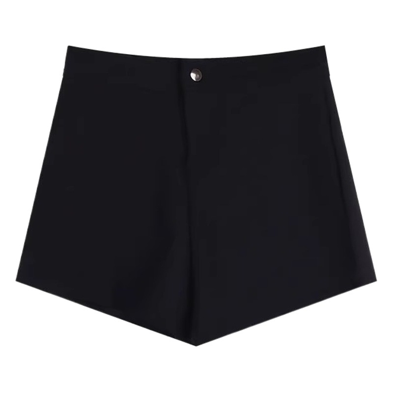 Spice Girls Tight Casual Suit Shorts Women's Summer 2024 New plus size chubby girl High Waist Slimming Straight-leg Wide-leg Shorts
