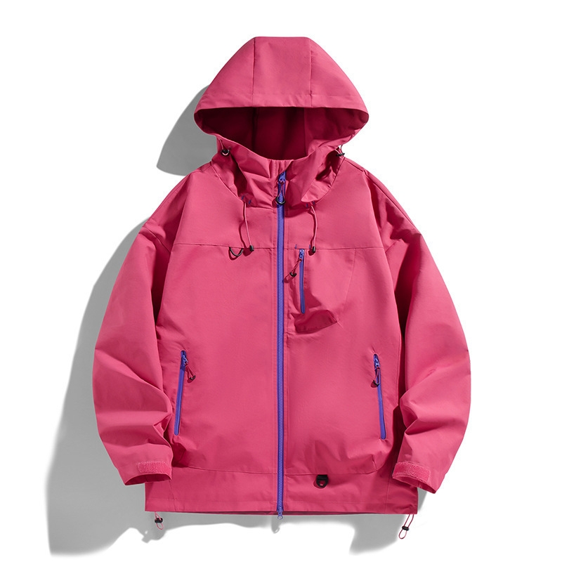 New Spring and Autumn Outdoor Jacket for Women Couple Thin Breathable Casual Windproof Jacket for Men Group Buying Cross-border