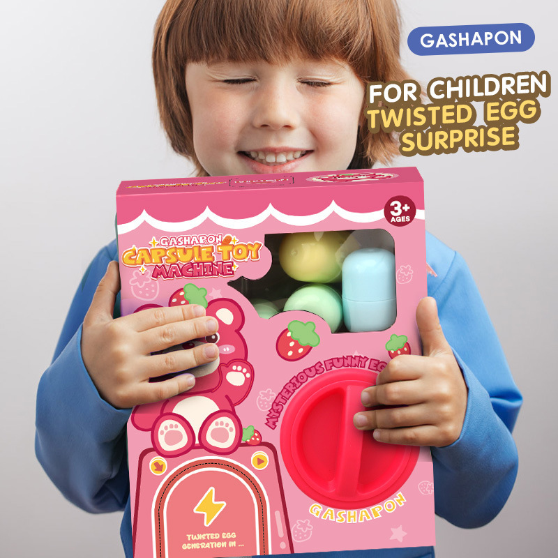 Cross-border Gashapon Machine Blind Box Surprise Fun Egg Children's Toys Boys and Girls Catch Baby Machine Christmas Gift Wholesale
