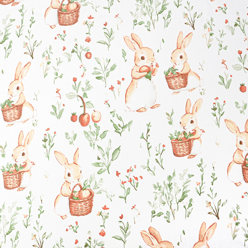 Picture of Bamboo Cotton Jacquard Printed Fabric Baby Summer Anti-Mosquito Jumpsuit Bamboo Fiber Fabric 70 Bamboo 30 Cotton Jersey