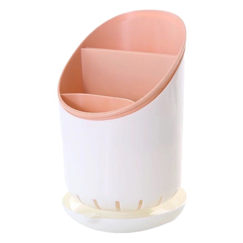Drainage Chopstick Storage Box Kitchen Tableware Storage Rack Household Plastic Chopstick Tube Non-Slip Chopstick Holder Plastic Chopstick Tube