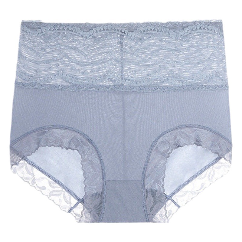 High waist belly contracting underwear hip lifting Ice Silk seamless underwear thin women's cotton underwear source wholesale