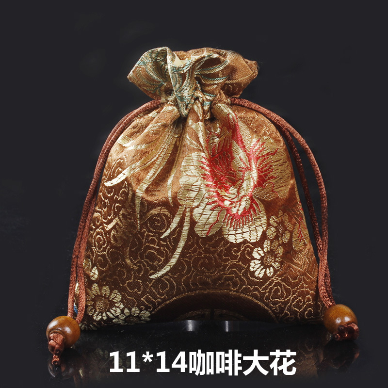 Picture of Osmanthus sachet sachet pendant antique Chinese brocade high-grade sachet empty bag bag bag wholesale 11*14