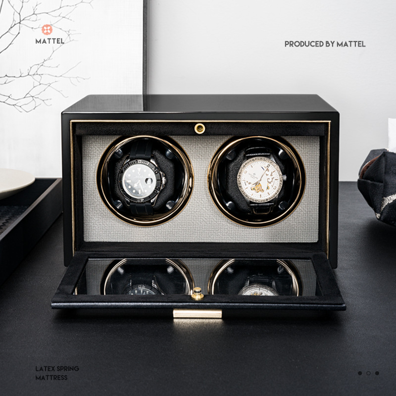 New Watch Shaker 2 Epitope Baking Paint Automatic Watch Turn Watch Wink Box Mechanical Watch Motor Box Turn Watch Box