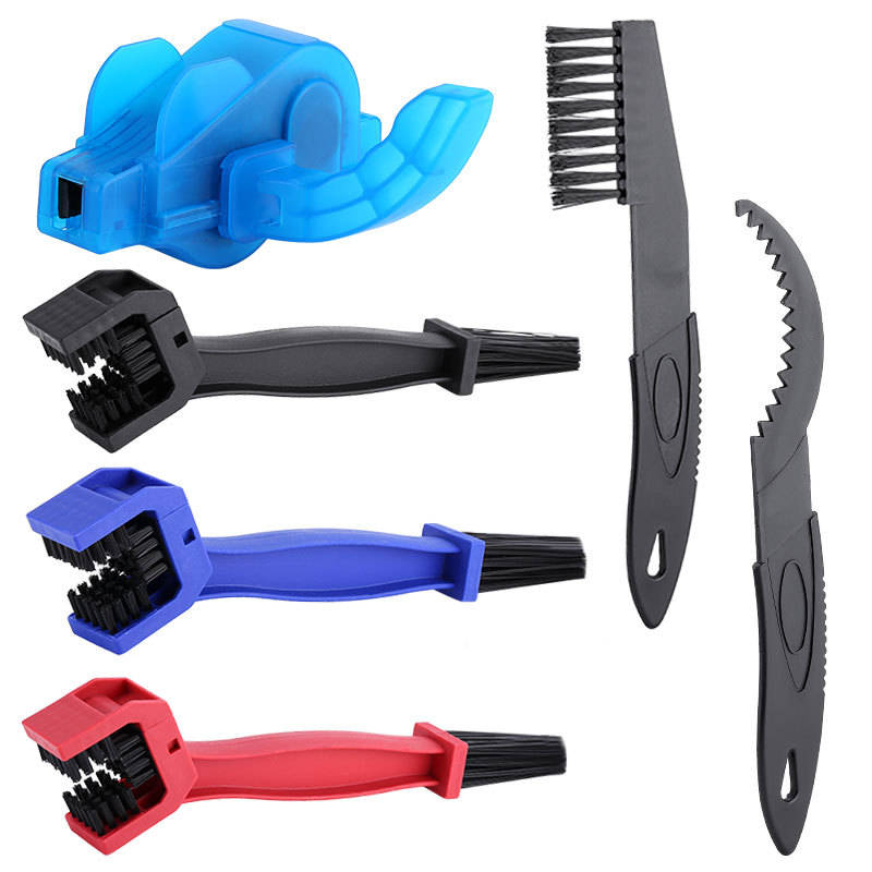 Motorcycle and bicycle chain brush bicycle cleaning chain brush accessories car cleaning square hair