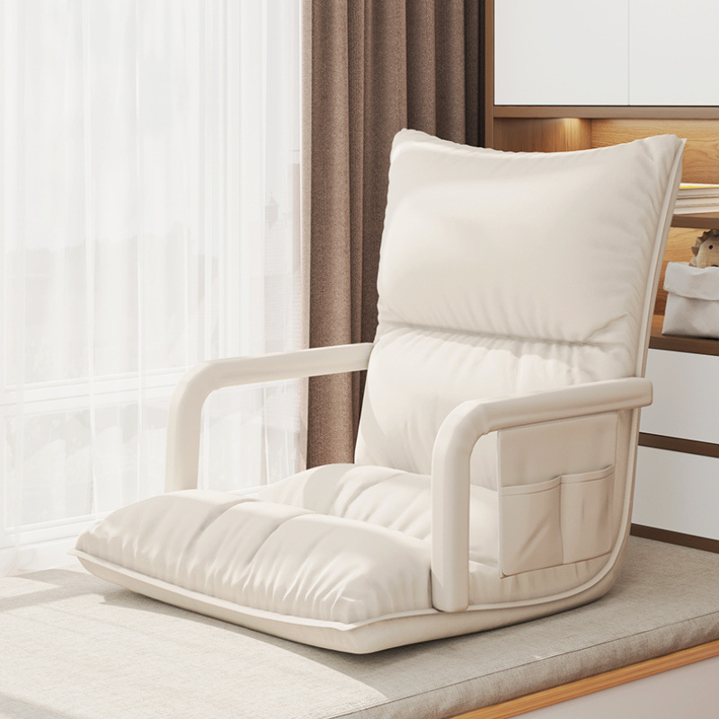 Bed Backrest Chair Recliner Student Dormitory Tatami Bedroom Single Folding Chair Bay Window Seat Lazy Sofa