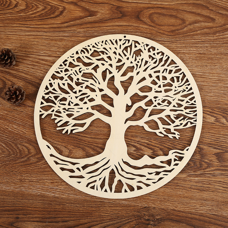 M7/90 Wooden Tree of Life Wall Hanging Decoration Treeoflifewalldecorwoodenhan Wooden