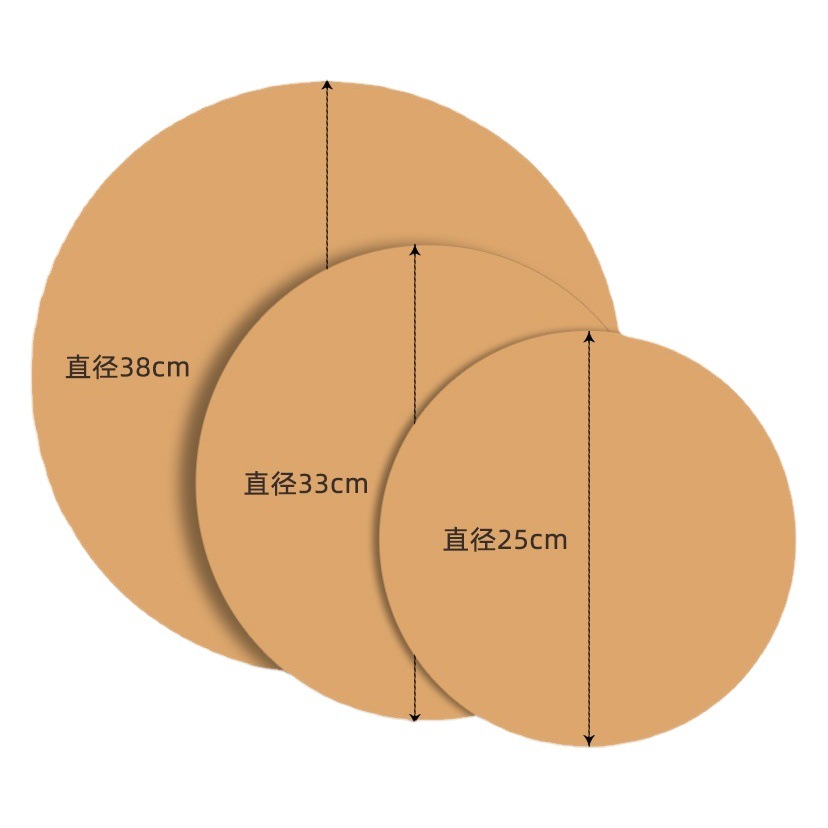Thickened Color Round Cardboard Kraft Hard Cardboard Hand Painting Art Color Paper Making Material Kindergarten Origami