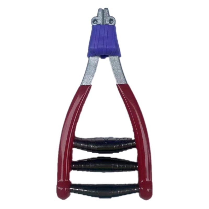 Badminton tennis racket wire drawing machine threading machine manual wire drawing starting clamp resistance wire clamp decompression pad
