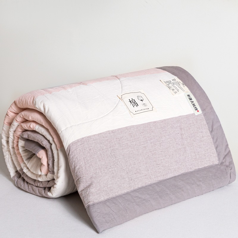 Picture of Class A Maternal and Infant Grade Non-printed Summer Quilt Xinjiang Cotton Air-conditioning Quilt Core Machine Washable Summer Cool Quilt Summer Thin Quilt