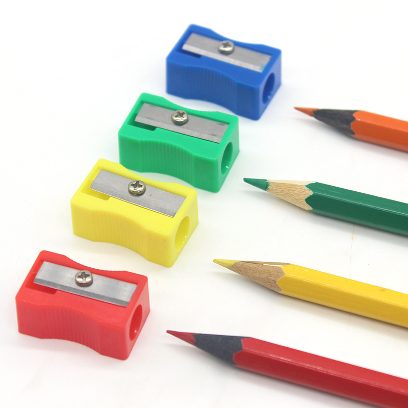 Picture of Factory wholesale pencil sharpener plastic rectangular pencil sharpener student supplies small square pencil sharpener mini pencil sharpener