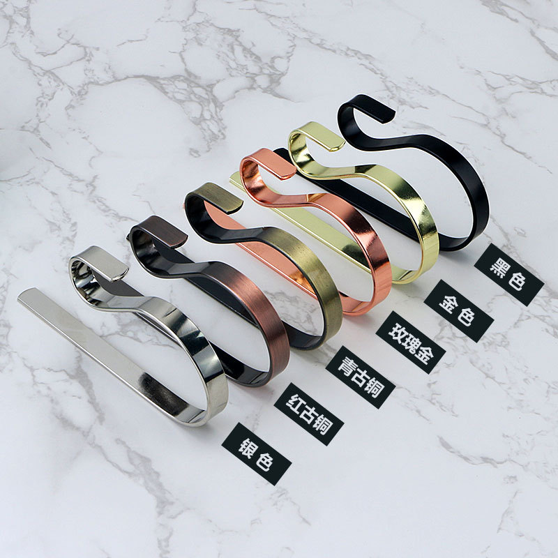 Picture of Cross-Border Wholesale Metal Hooks Christmas Stocking Hooks Christmas Fireplace Hooks Multi-Purpose Metal Hooks Manufacturers Ready for Direct Sales