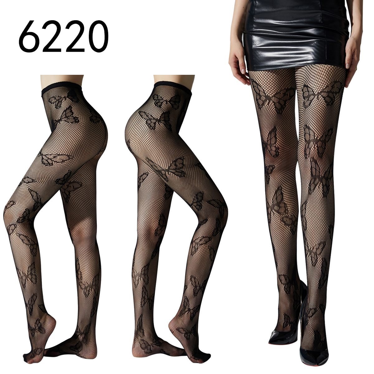 Picture of Internet Celebrating Halloween Nets Skull Spider Web Hollow Fishnet Stockings Pure White Silk Stockings Sexy Black Silk
