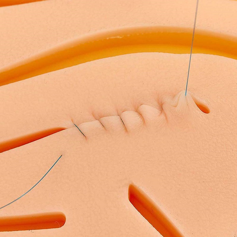Picture of Silicone Simulation Skin Model Multi-wound Suture Exercise Module Medical Surgery Training Consumables Toolkit suit