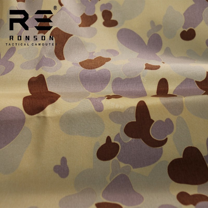 Picture of DPDU Old Australian Desert Camouflage Cloth 500D Nylon Kodura Waterproof PU Printed Oxford Fabric