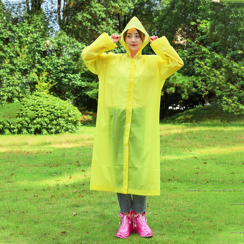 Picture of Non-Disposable Eva Unisex Outdoor Raincoat Drifting Travel Rainstorm-proof Thickened Portable Adult Raincoat
