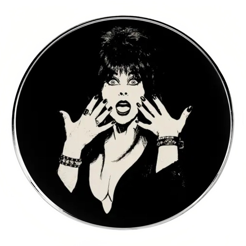 Elvira Dark Queen Brooch Soul-selling Tianshi Pin Badge Metal Alloy Badge Accessories
