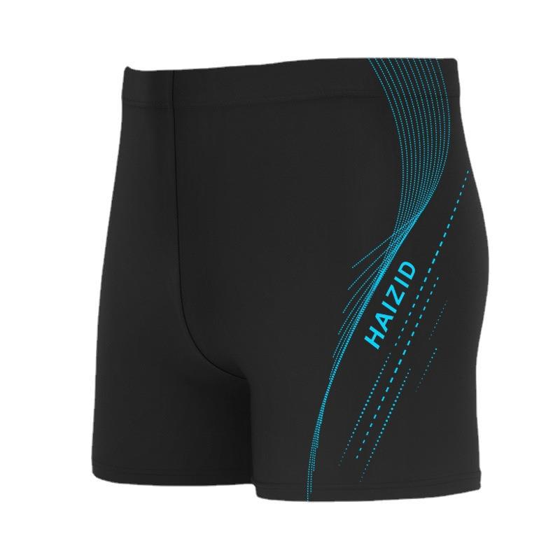 Picture of Men's Swimming Trunks Anti-Embarrassment Boxer Beach Swimming Trunks Men's Hot Spring Pants New Loose Professional Swimming Men's Swimming Trunks