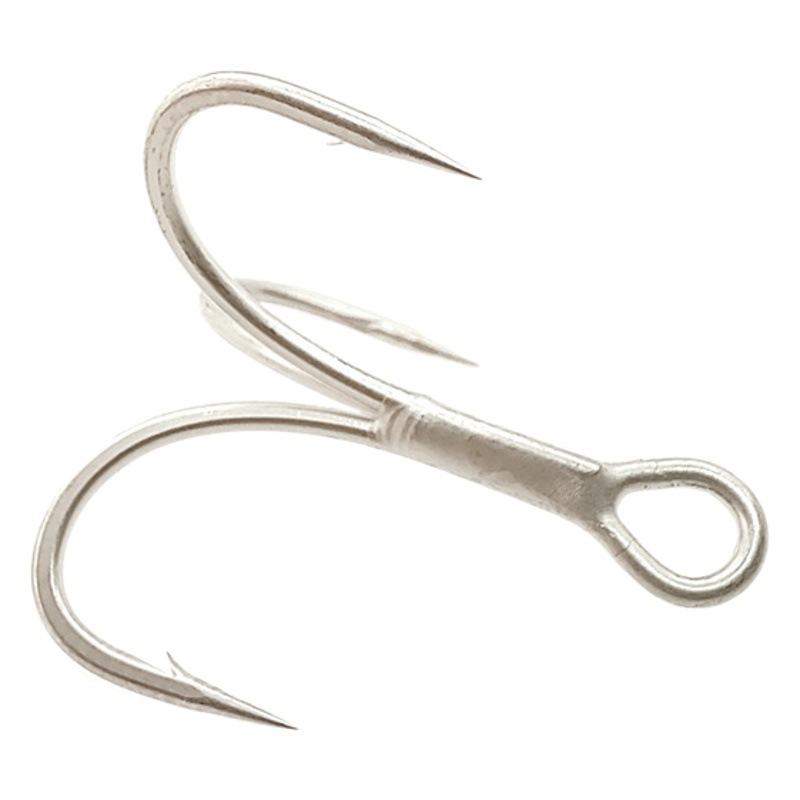 Matt Tin Super Smooth Coating Bt662 K Diamond Hook K Anchor Hook 6066-3X-Np Lure 3 Times Strengthened Three Hooks