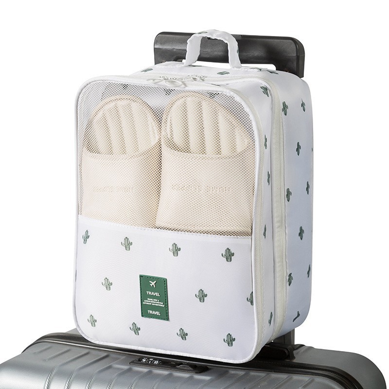 Picture of New travel storage three-layer shoe bag Oxford cloth upgrade shoe bag waterproof storage bag travel portable storage shoe bag
