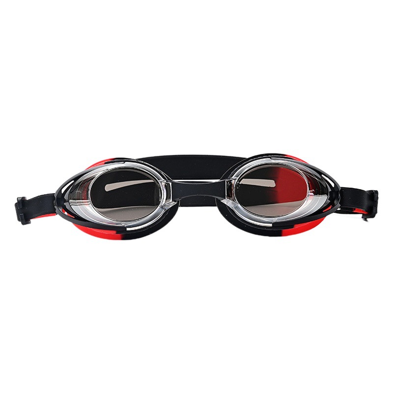 Children's swimming goggles girls boys waterproof anti-fog HD flat transparent student baby swimming glasses wholesale cross-border