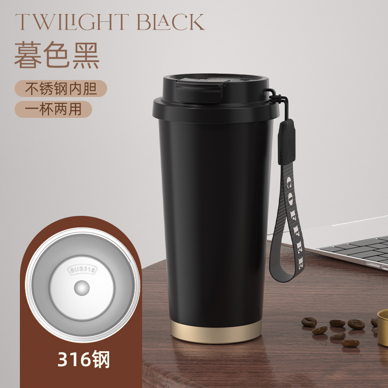 Picture of Intelligent Display Temperature Coffee Cup 316 Stainless Steel Car Vacuum Thermos Cup High Color Value Portable Water Cup for Male and Female Students