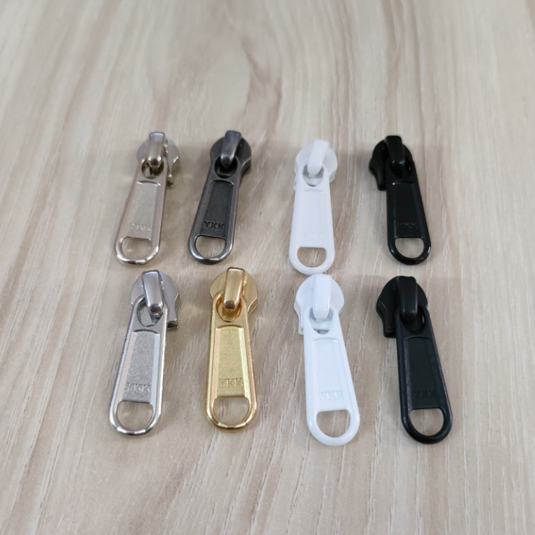 Ykk Genuine Small No.5 No.8 No.10 Nylon RC Long Brand Reverse Wear Pull Head Small Bag Unlocked Pull Head