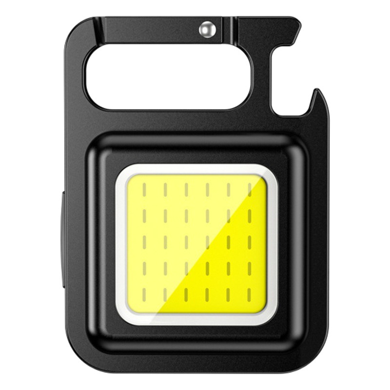 Hot Mini keychain light TYPE-C rechargeable portable light outdoor strong magnetic work light keychain flashlight