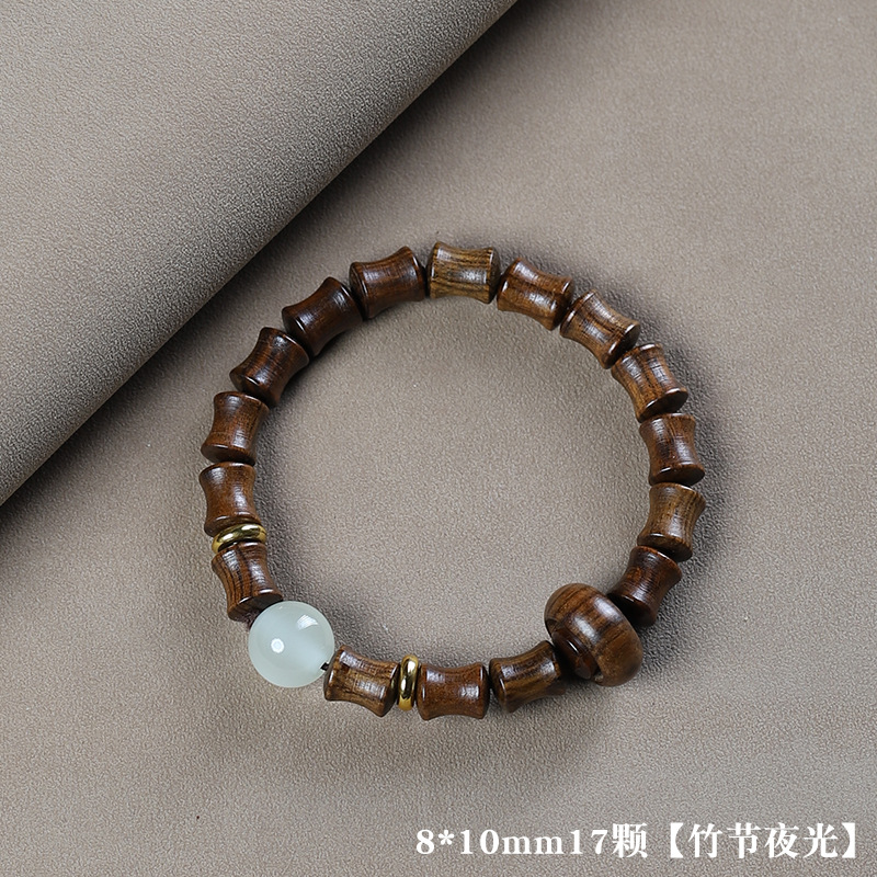 Picture of Black pear old beads men and women hand string text play beads beads mahogany popular jewelry wooden jewelry