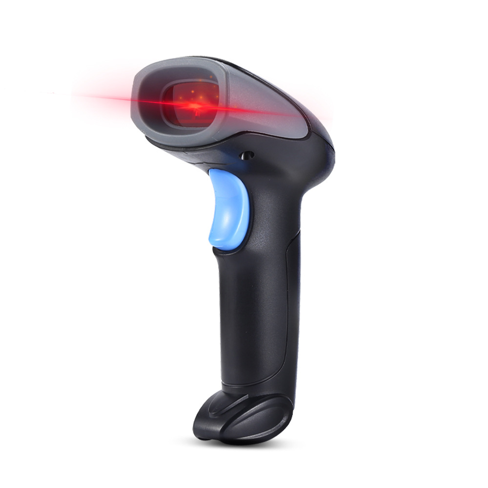 Picture of Code scanning gun wireless scanning gun two-dimensional code supermarket cash register express barcode gun warehouse wired bar bar grab scanner