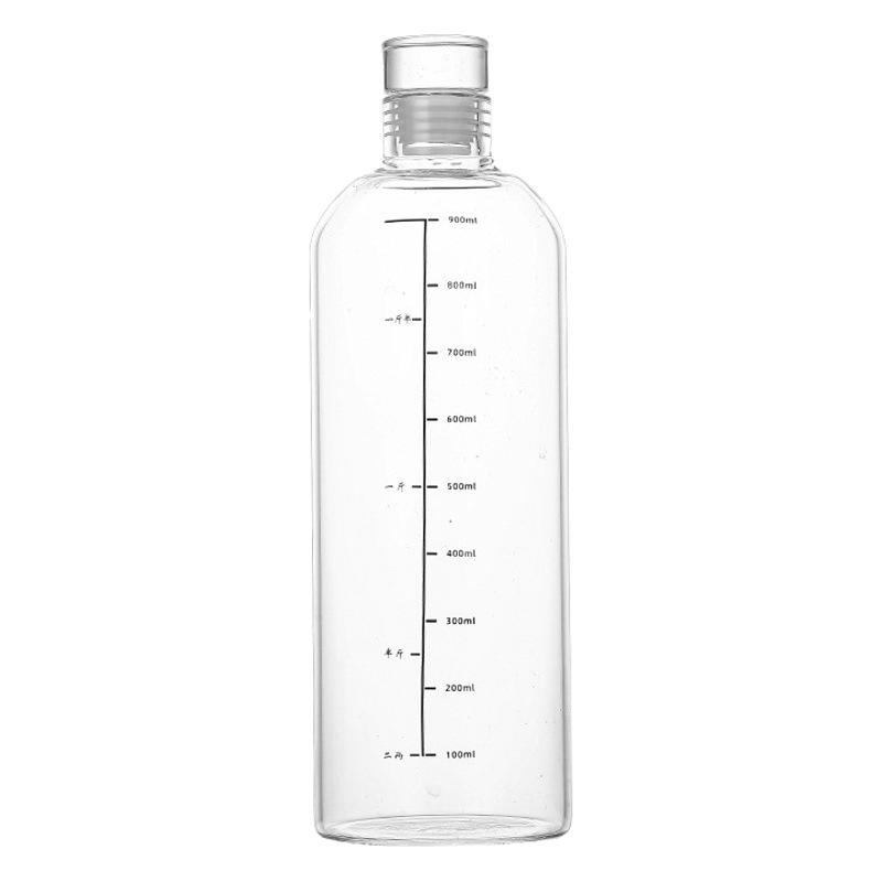 Large High Borosilicate Storage Dense Package Wine Bottle Fruit Wine Bottle Cold Break Bottle 1.00kg Large Capacity Wholesale Glass Bottle