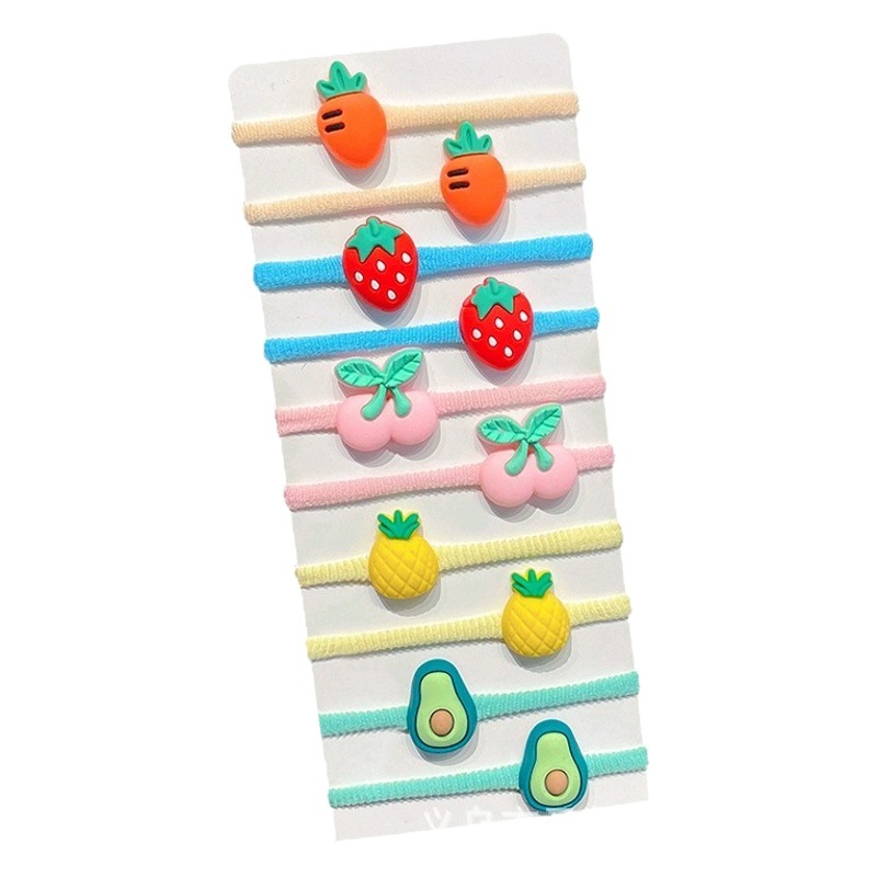 Rubber Bands for Girls to Tie Their Hair, Children's Cartoon Hair Ties, 2025 New Style, Baby Hair Ties That Do Not Damage Hair, Hair Accessories, Bow Hair Ties, Hair Care
