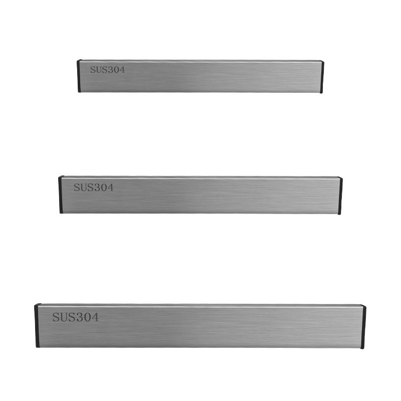Picture of 304 stainless steel magnet tool holder kitchen wall-mounted non-perforated magnetic magnetic tool storage rack magnetic tool holder