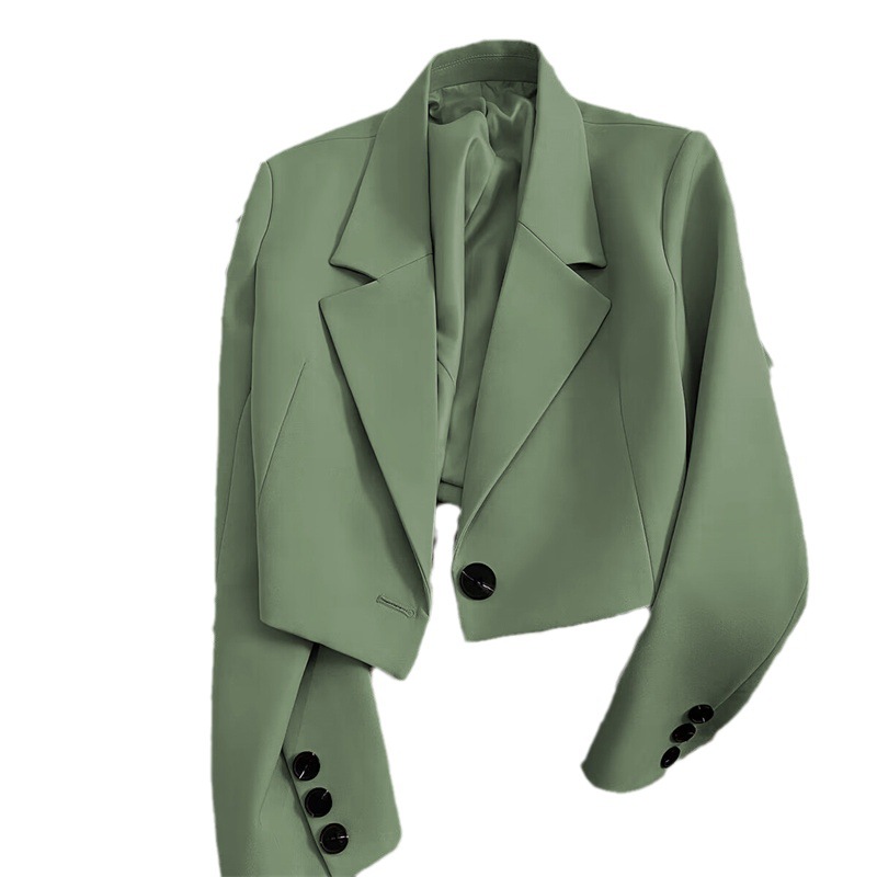 Picture of New Solid Color Casual Loose Elegant Suit Jacket Fashion Women Spring and Autumn Suit in stock Wholesale