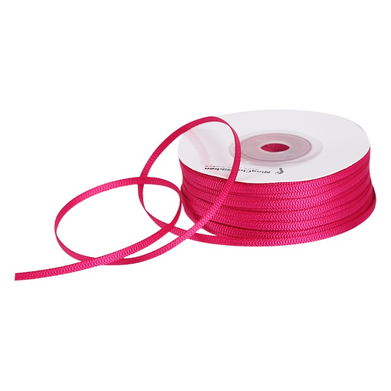 0.3cm rib ribbon ribbon bouquet cake thread belt high-end gift packaging silk ribbon 3mm thin ribbon material
